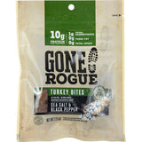 Turkey Bites, Sea Salt & Black Pepper, 2.25 oz Bag