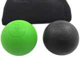 WODshop Self Care Massage Ball Kit of 2 Balls for Mobility, Physical Therapy - Set of 2