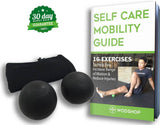 WODshop Self Care Massage Ball Kit of 2 Balls for Mobility, Physical Therapy - Set of 2