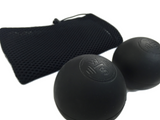 WODshop Self Care Massage Ball Kit of 2 Balls for Mobility, Physical Therapy - Set of 2