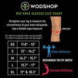 WODshop RX5 Knee Sleeves - 1 Pair 5mm Knee Bands